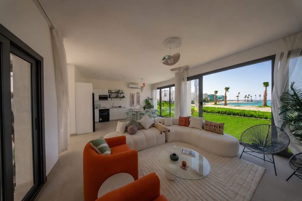 Completed Cali Coast home overlooking the lagoon